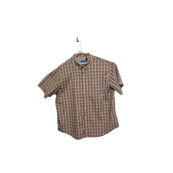 Izod Men's Multicolor Short Sleeve Button Down Shirt Sz 3XL - Picture 2 of 5